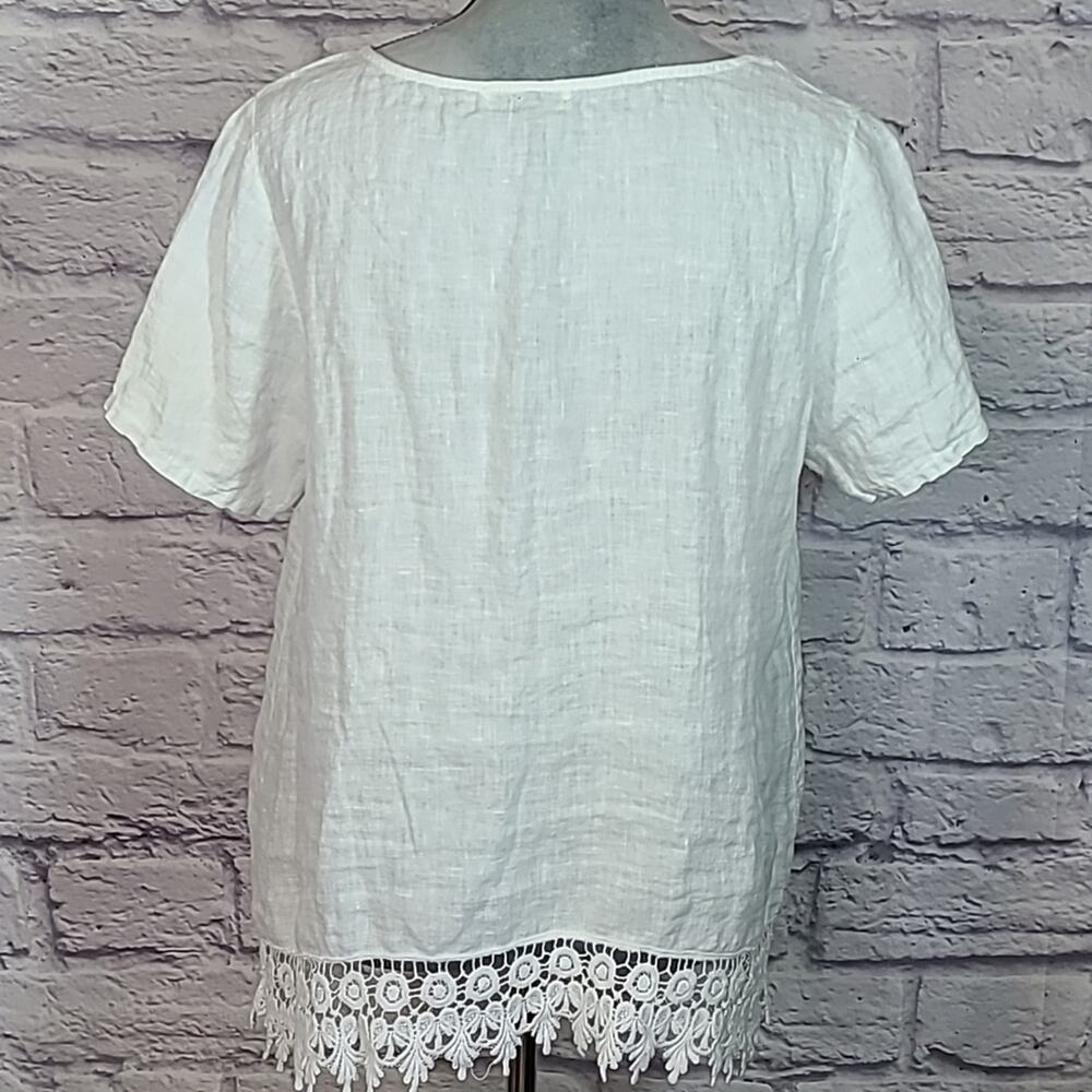 Terzo Millenio linen blouse - Picture 3 of 8
